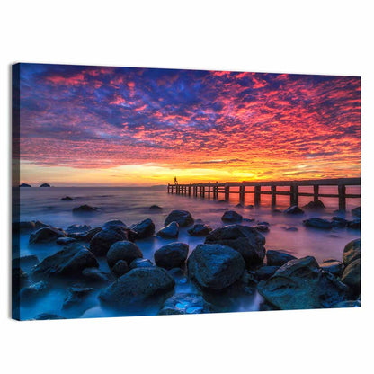 Setigi Heni Beach Sunset Wall Art