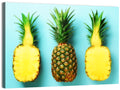 Three Pineapples Minimalist Design Wall Art