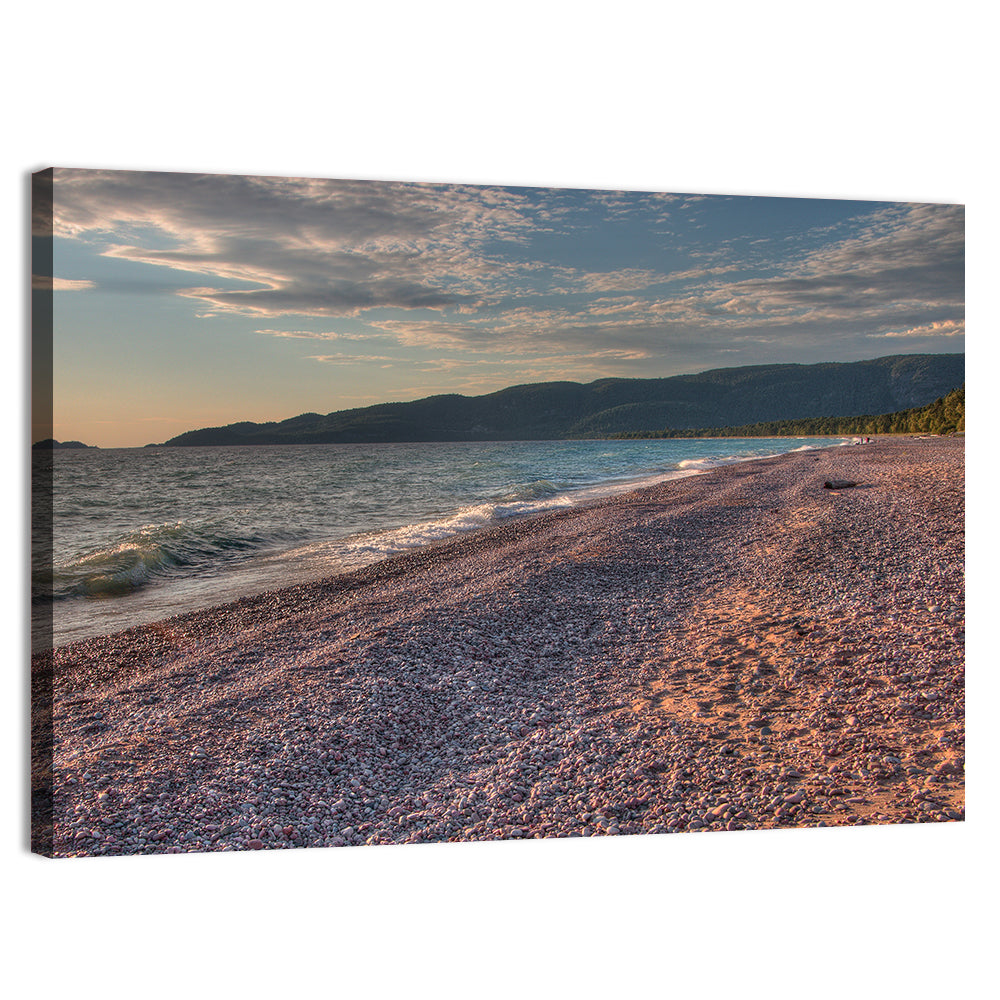 Lake Superior Pebble Beach Wall Art