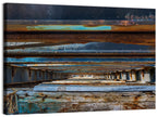 Weathered Dock Perspective Wall Art