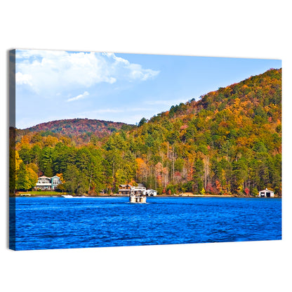 Lake Burton Autumn View Wall Art