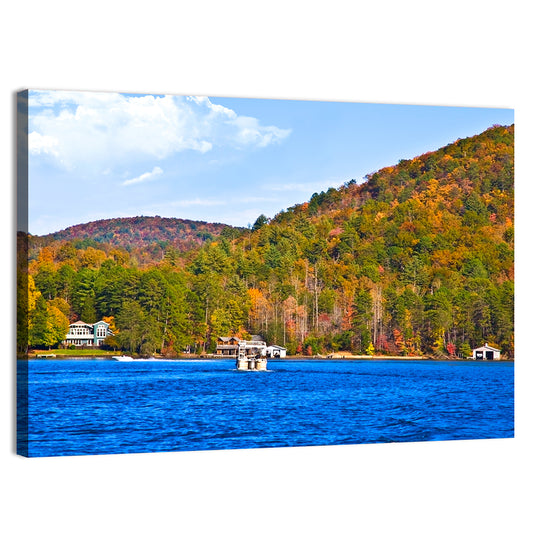 Lake Burton Autumn View Wall Art