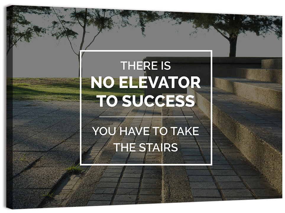 Elevator to Success Wall Art