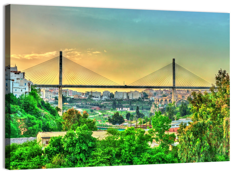 Salah Bey Viaduct at Golden Hour Wall Art, canvas print, landscape