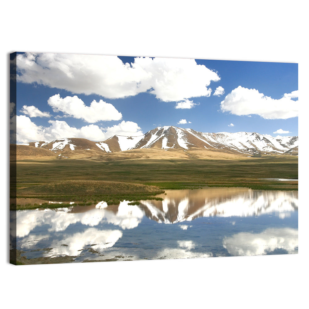 Song Kul Lake Reflection Wall Art