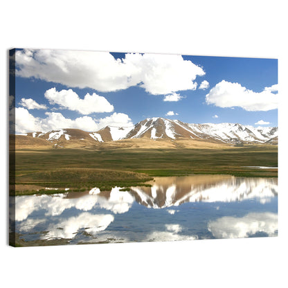 Song Kul Lake Reflection Wall Art