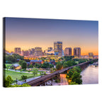 Richmond Skyline at Golden Hour Wall Art