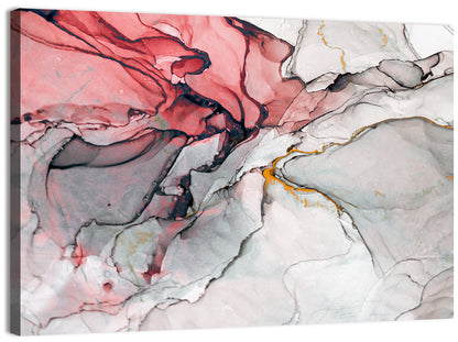 Cracked Tiles Abstract Wall Art