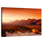 Red Rock Canyon Sunset Wall Art