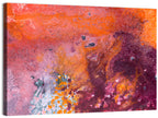 Magenta Orange Color Flow Wall Art