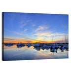 Marina at Golden Hour Wall Art