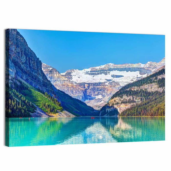 Lake Louise Reflection with Mount Victoria Wall Art as a canvas print