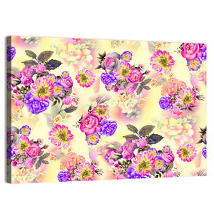 Roses & Iris Flowers Wall Art