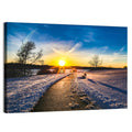 Lake Zorinsky Winter Sunrise Wall Art
