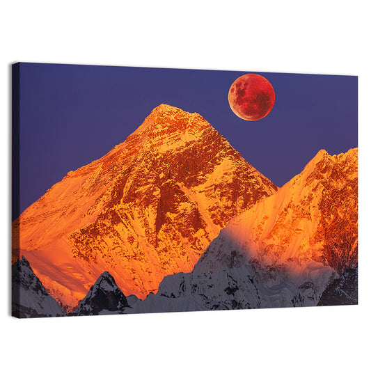 Mount Everest Sunset Wall Art