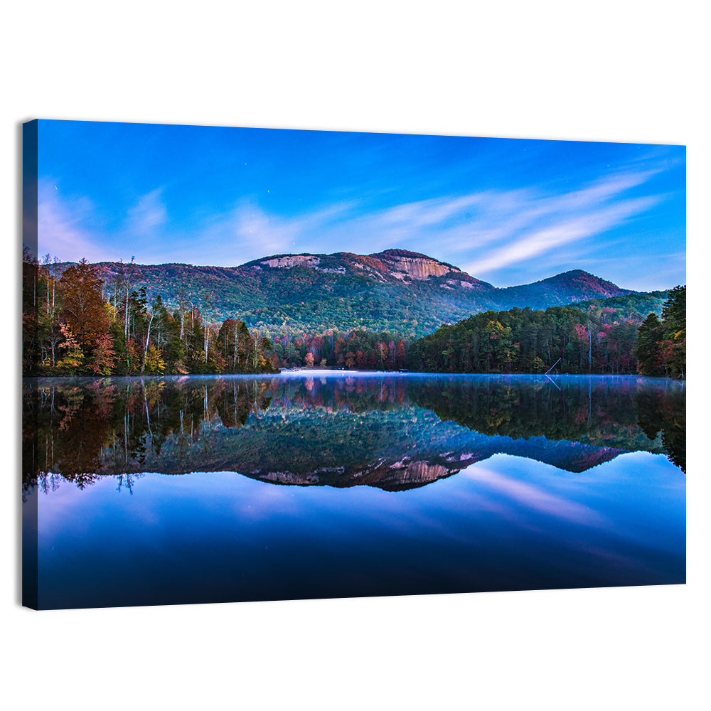 Pinnacle Lake Reflection Wall Art, canvas print, landscape