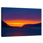 Norwegian Island Sunset Wall Art