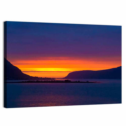 Norwegian Island Sunset Wall Art