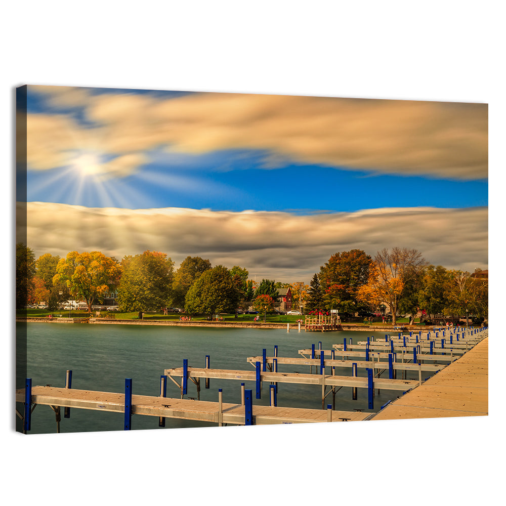 Skaneateles Lake Pier Wall Art