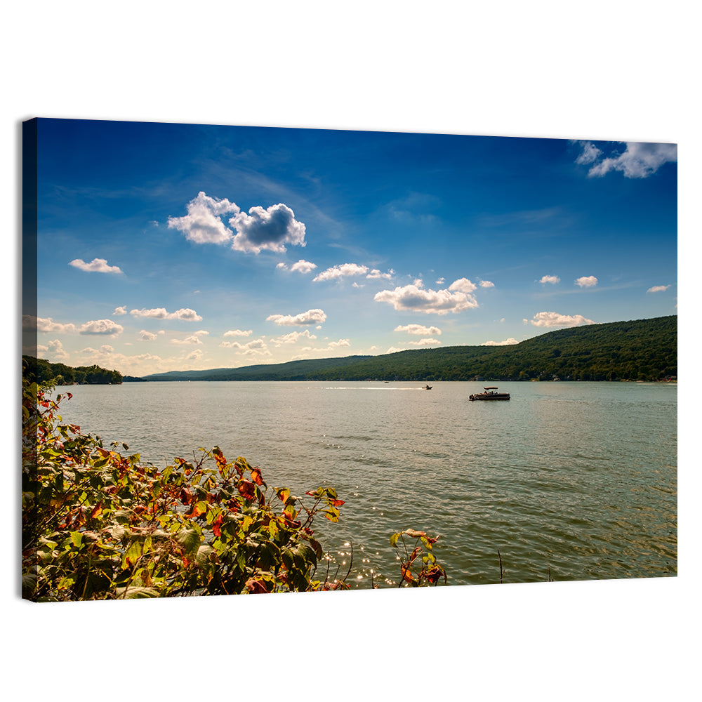 Greenwood Lake Autumn View Wall Art