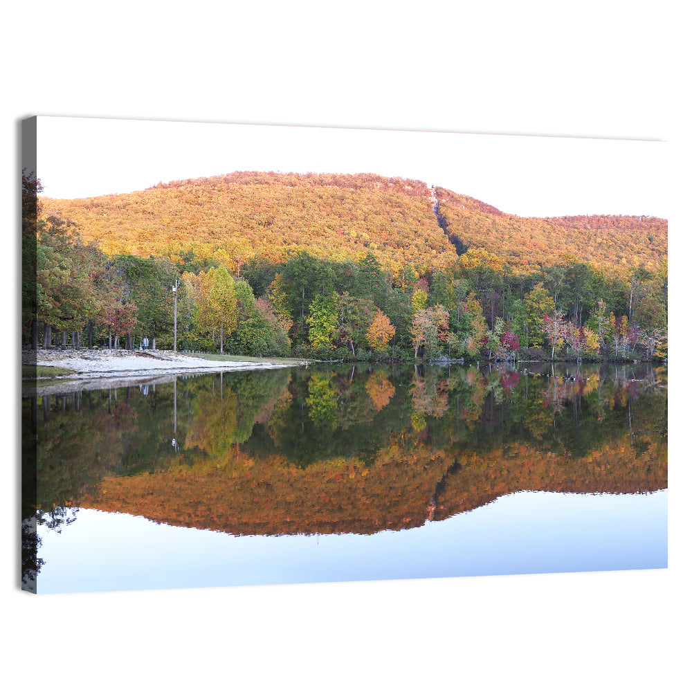 Cheaha State Park Lake Reflection Wall Art