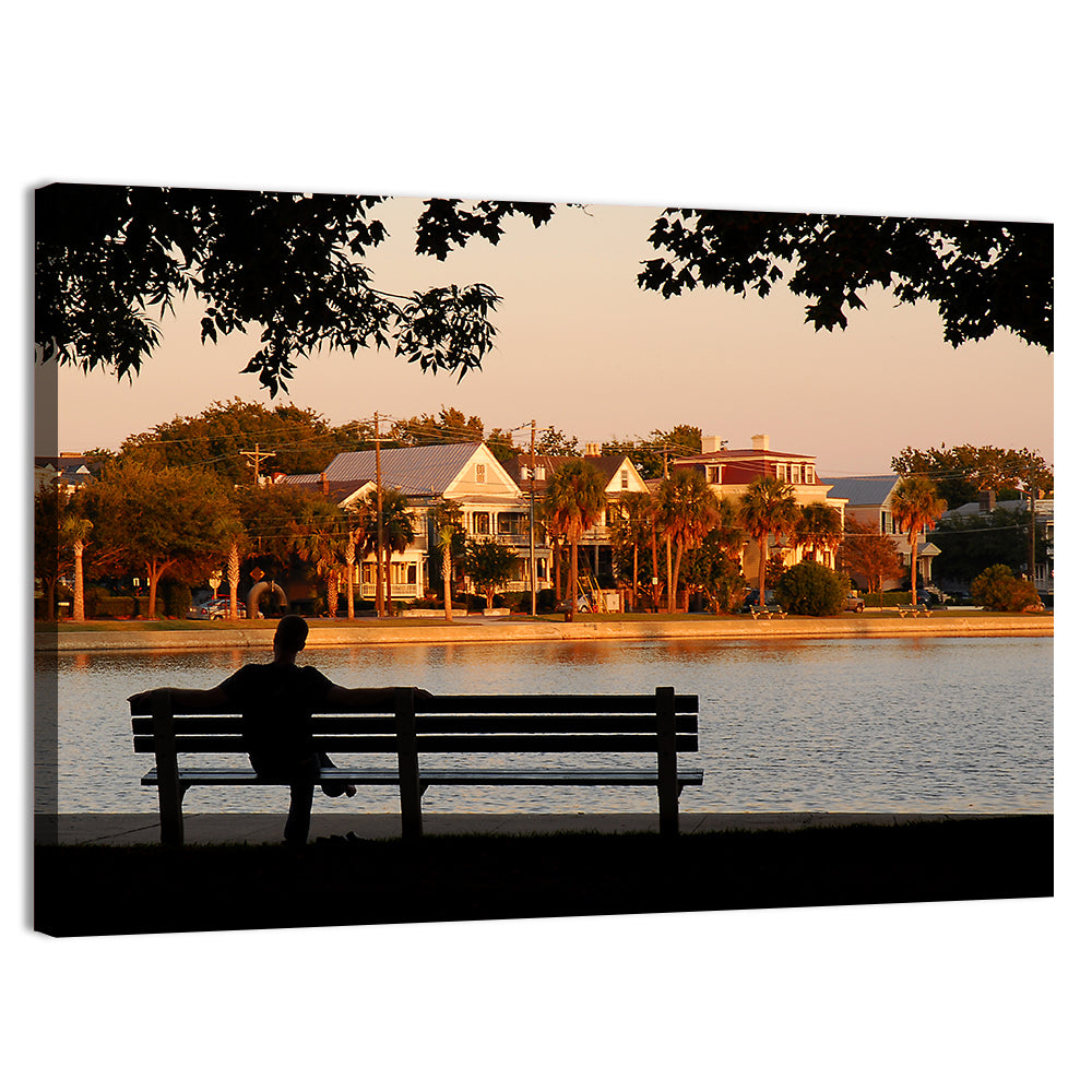 Colonial Lake, Charleston Wall Art