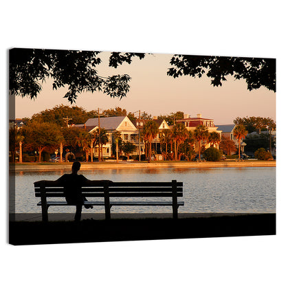 Colonial Lake, Charleston Wall Art