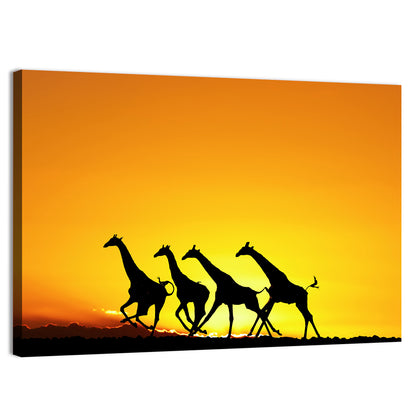 African Giraffes Wall Art