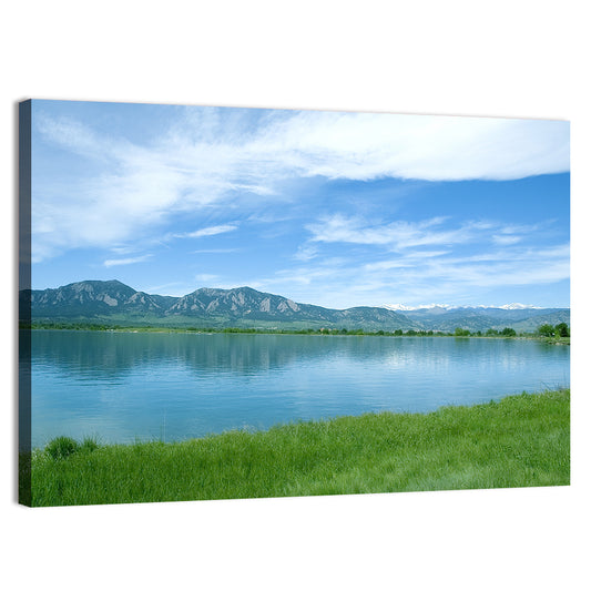 Colorado Mountains Lake Wall Art