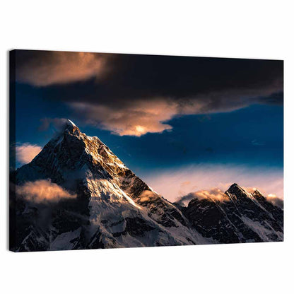 Mt Masherbrum Golden Hour Wall Art
