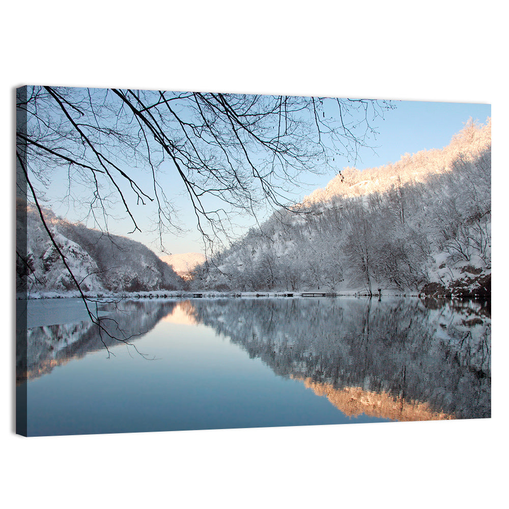 Kozjak Lake Wall Art, canvas print, landscape