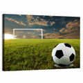 Soccer Ball at Goal, Golden Hour Wall Art