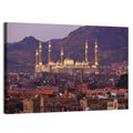 Al-saleh Mosque at Dusk Wall Art