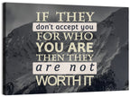 They Are Not Worth It Wall Art