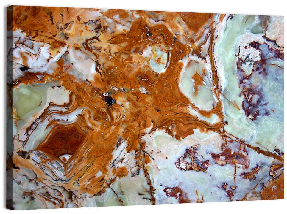 Onyx Texture Abstract Wall Art, canvas print, landscape