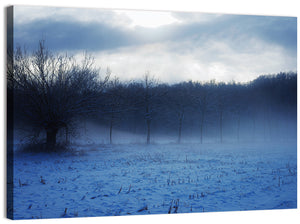 Snowy Italian Countryside Wall Art