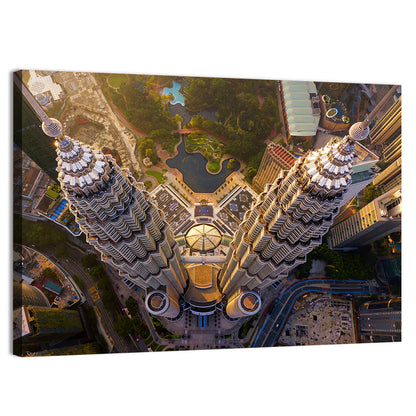 Petronas Twin Towers Kuala Lumpur Golden Hour Wall Art