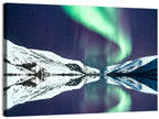 Emerald Aurora Over Mirror Lake Wall Art