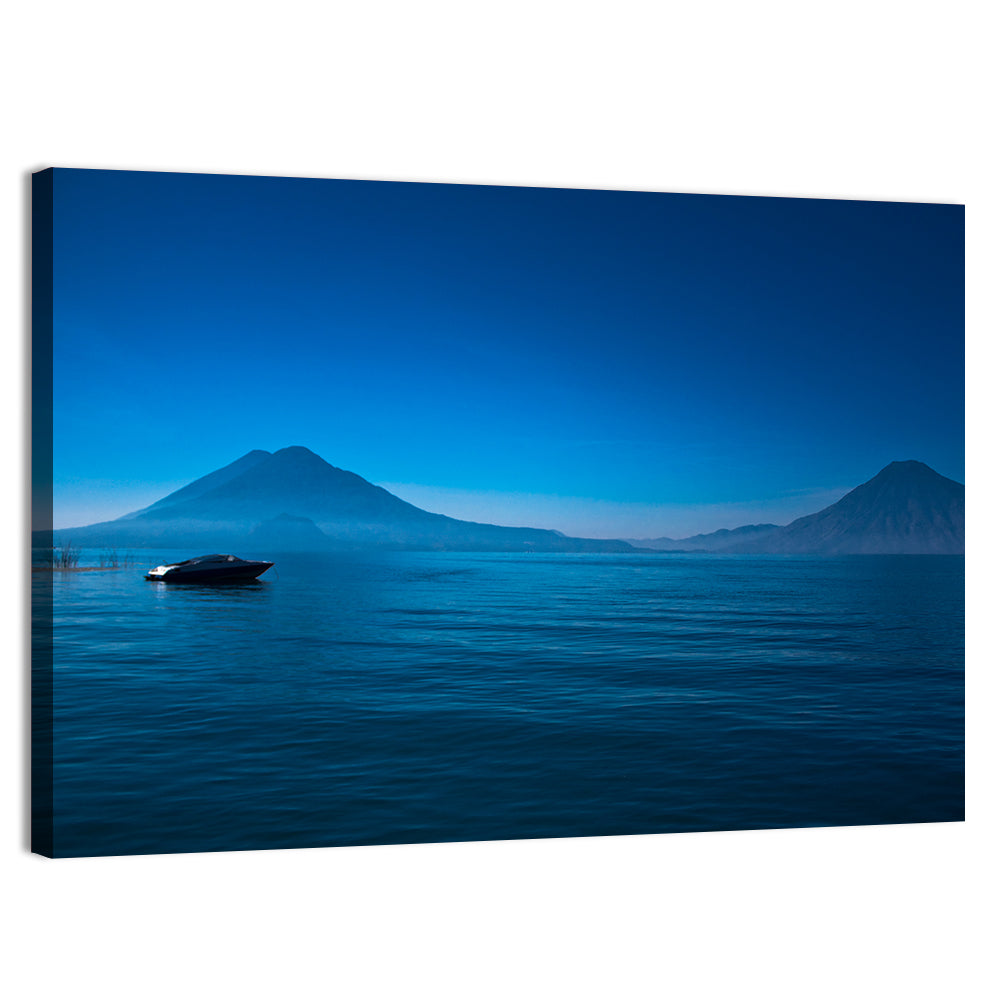 Boat on Lake Atitlán Wall Art