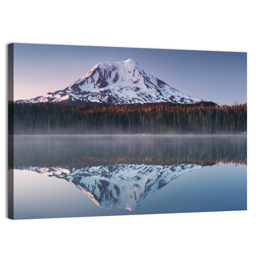 Mount Adams Sunrise Reflection Wall Art