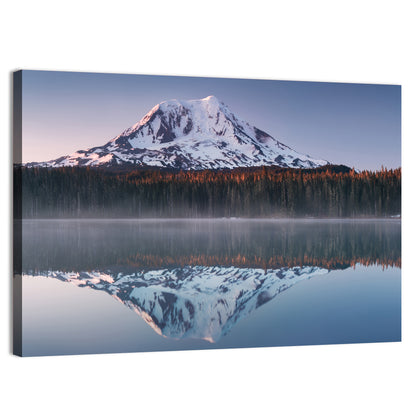 Mount Adams Sunrise Reflection Wall Art