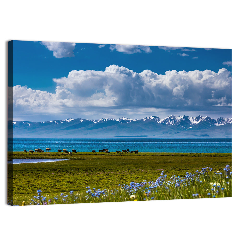 Song Kol Wildflower Shore Wall Art