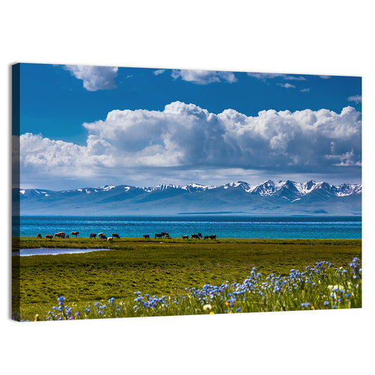 Song Kol Lakescape Wall Art