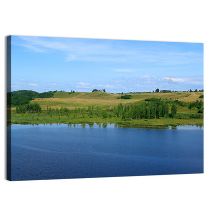 Pskov Lake Landscape Wall Art