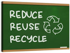 Reduce Reuse Recycle Chalkboard Wall Art
