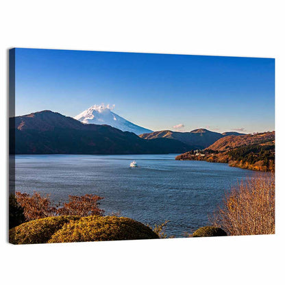 Mount Fuji Over Lake Ashi Wall Art