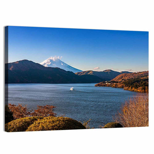 Mount Fuji Over Lake Ashi Wall Art
