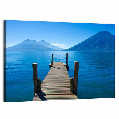 Lake Atitlán Pier View Wall Art