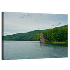 Otsego Lake View with Stone Tower Wall Art