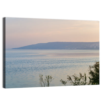 Sea of Galilee at Dusk Wall Art